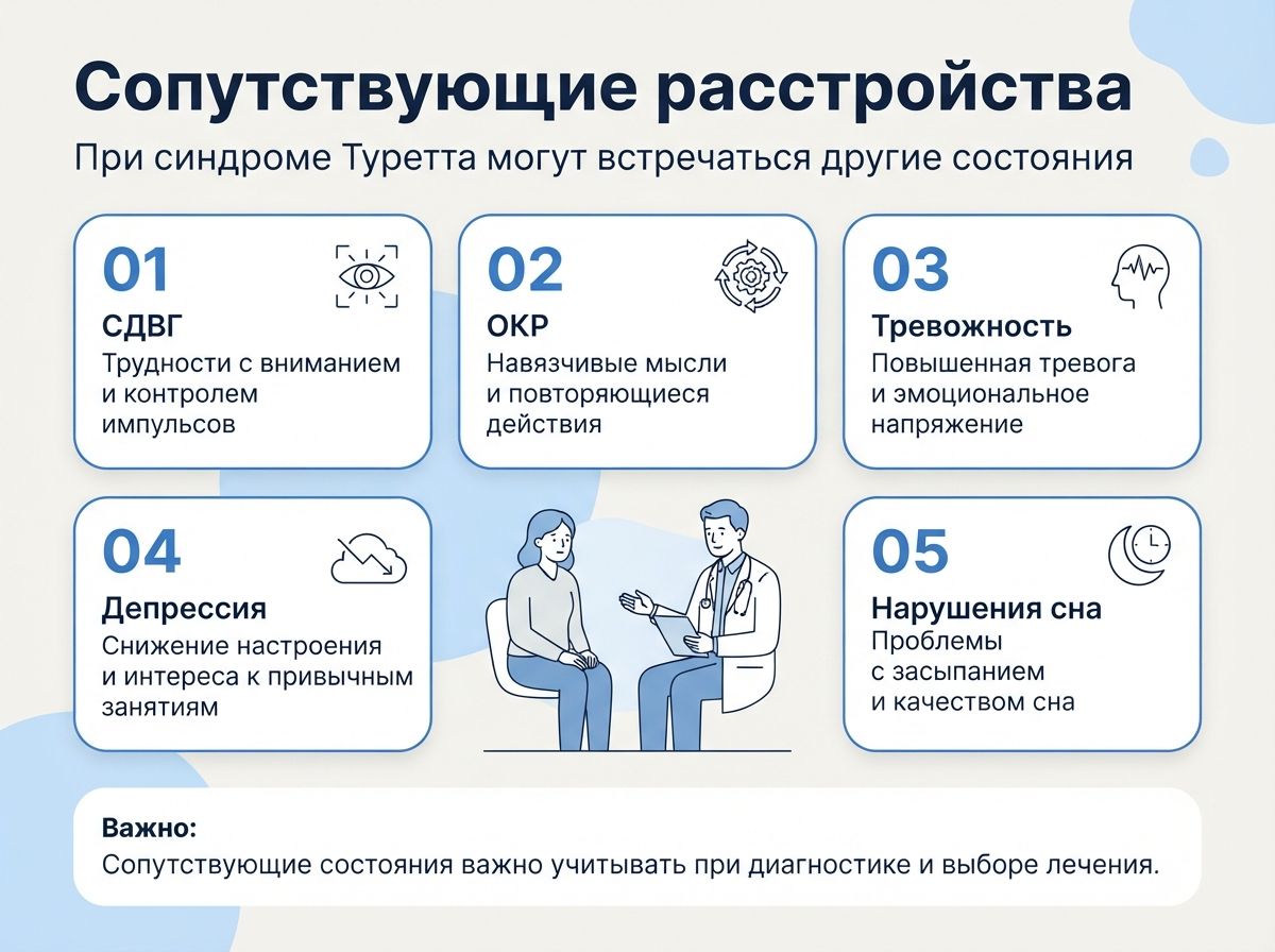 Лечение синдрома Туретта в Нытве инфографика